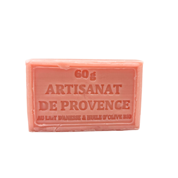 Savon lait d'ânesse bio 60g - Rose – Image 2