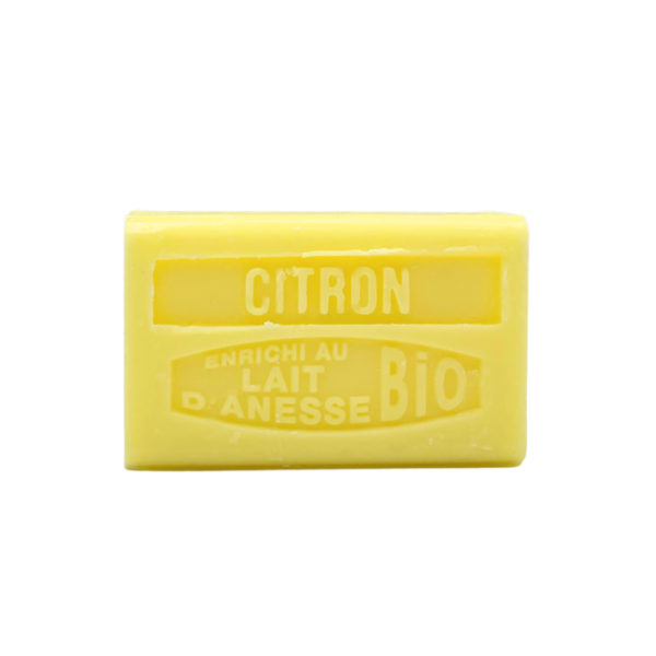 Savon lait d'ânesse bio 60g - Citron