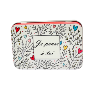 Boite à savon 125 g – Je pense à toi