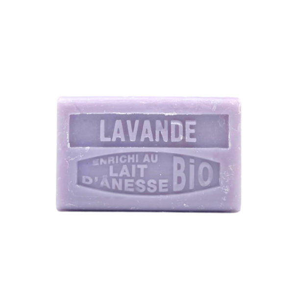 Savon lait d'ânesse bio 60g - Lavande