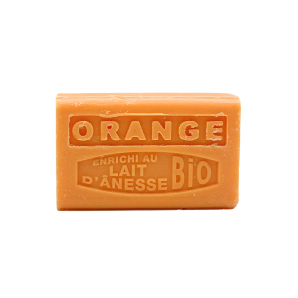 Savon lait d'ânesse bio 60g - Orange