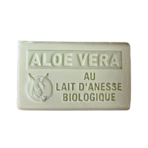Savon lait d’ânesse bio 100g – Aloe Vera