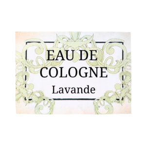 Étiquette Eau de Cologne – Lavande