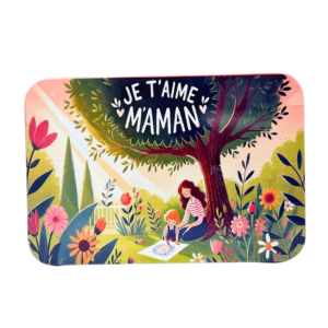 Boite à savon 125 g – Je t’aime maman