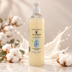 Savon liquide – Lait d’ânesse Coton 500 ml